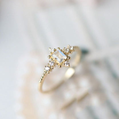 Diana of Dawn Moonstone Ring