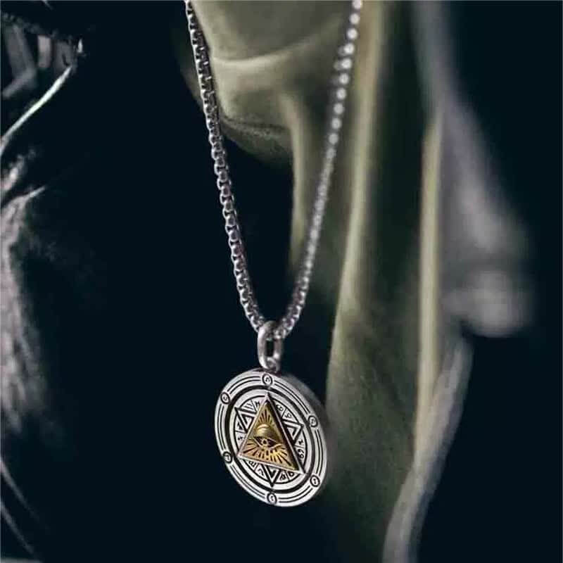 Men's Ancient Egyptian God's Eye Necklace