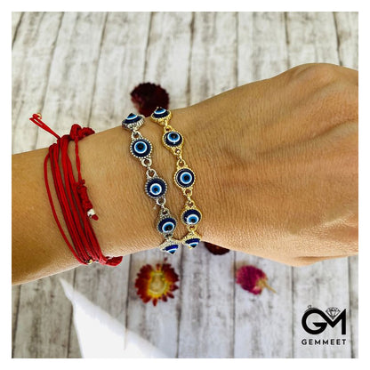 Evil Eye Pendant Bracelet