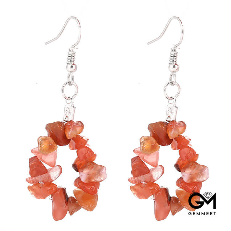 Crystal Simple Macadam Beaded Earrings