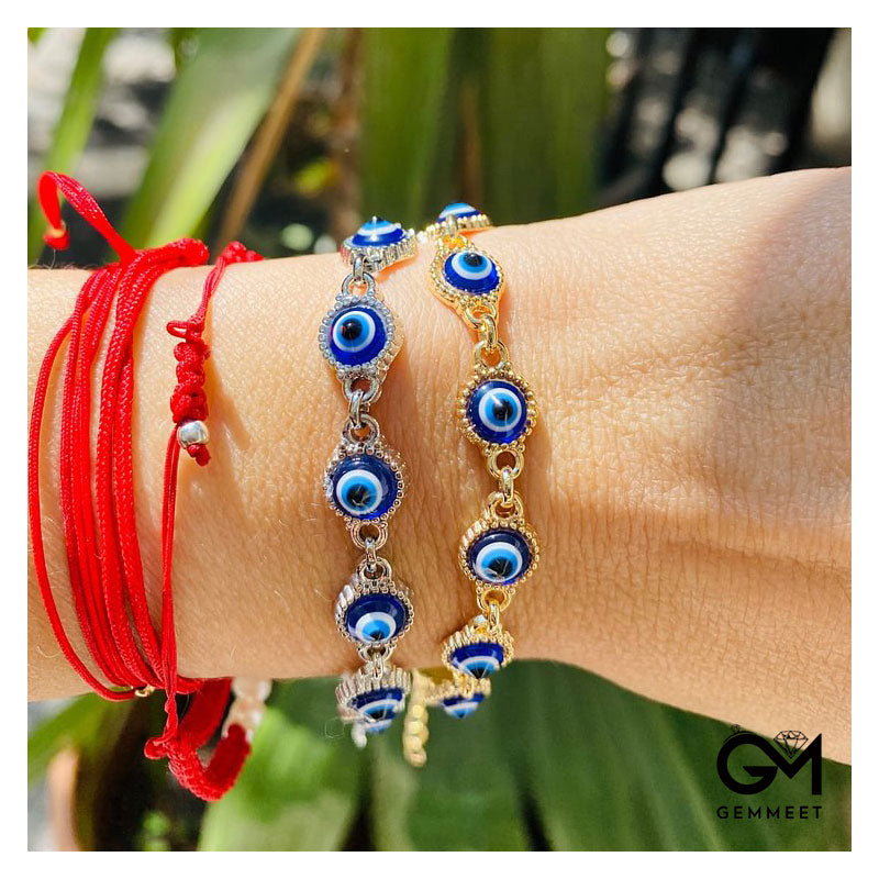 Evil Eye Pendant Bracelet