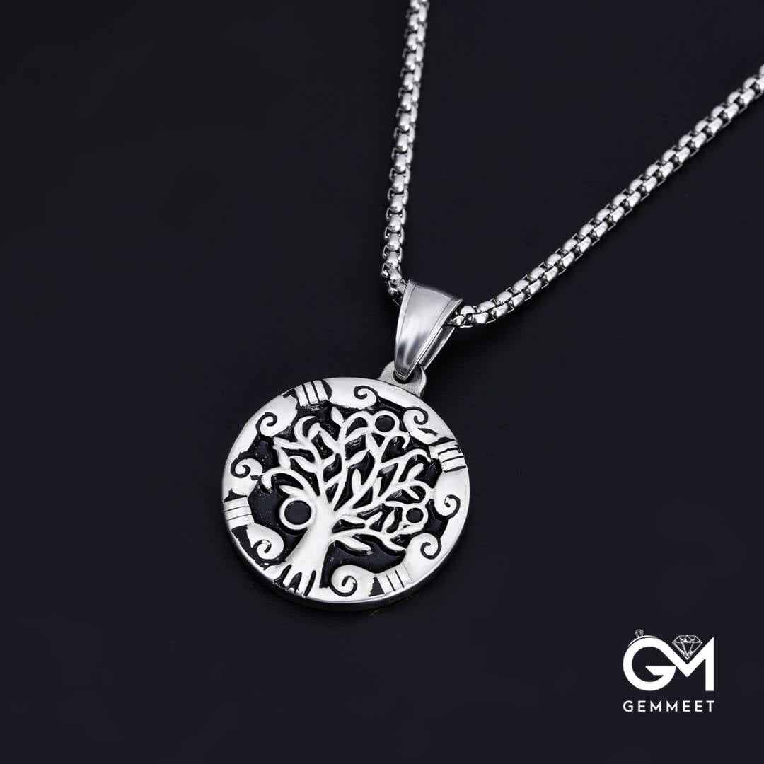 Tree of Life Stainless Steel Necklace