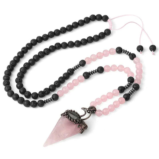 Crystal Meditation Beaded Necklace