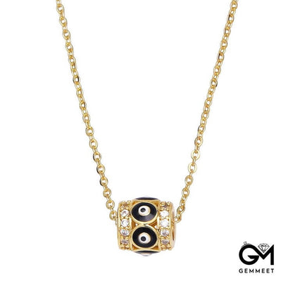 Turkish Evil Eye Hip Hop Pendant Necklace Price