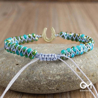 Lucky Horseshoe Turquoise Healing Bracelet