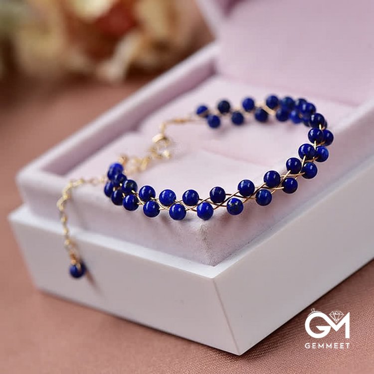 Lapis Lazuli Protection Gemstone Bracelet