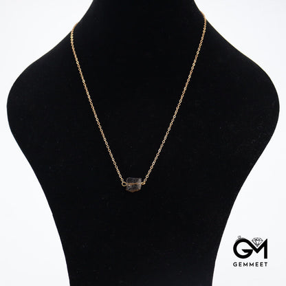 Simple Crystal Ore Necklace