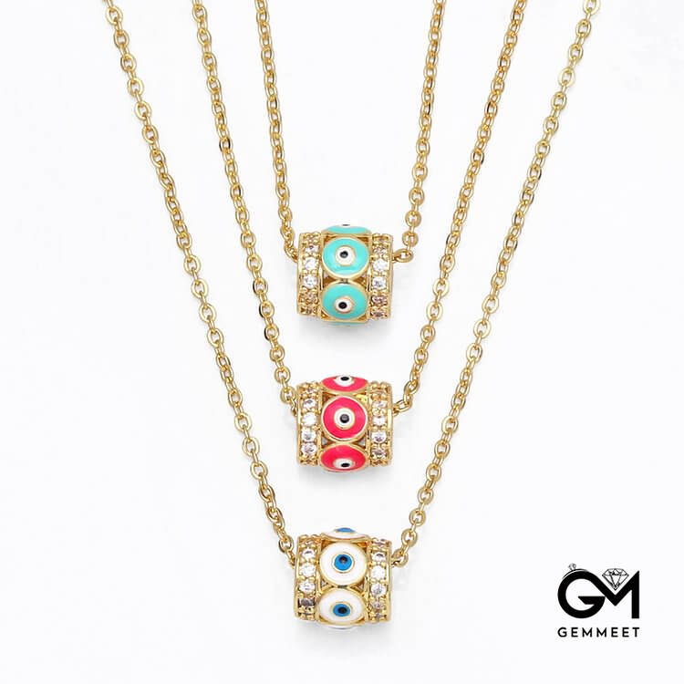 Turkish Evil Eye Hip Hop Pendant Necklace Price