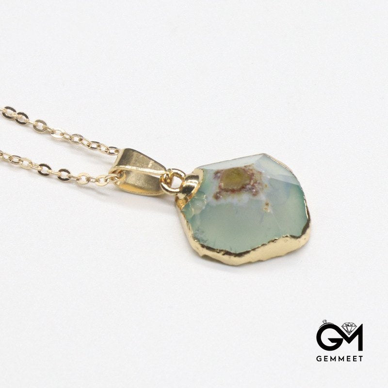 Cut Irregular Pendant Necklace