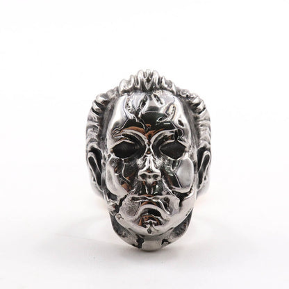 Vintage Einstein Skull Ring