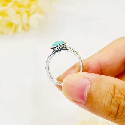 Boho Aquamarine Ring Inspired