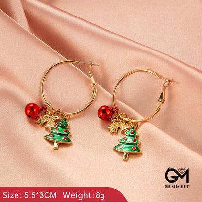 Creative Christmas Atmosphere Earrings