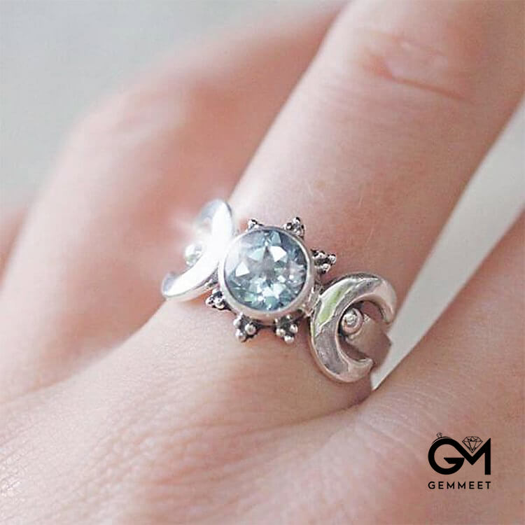 Mystic Moon Goddess Ring