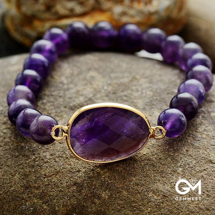 Relieves stress Amethyst Bracelet