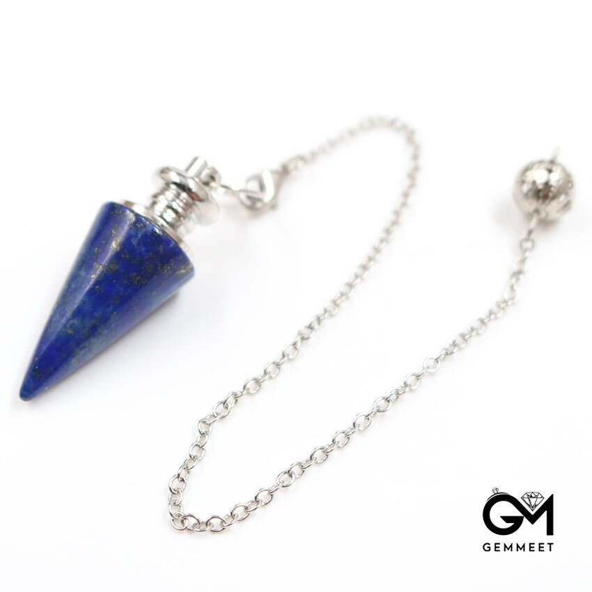 Healing Crystal Bullet Cone Pendant