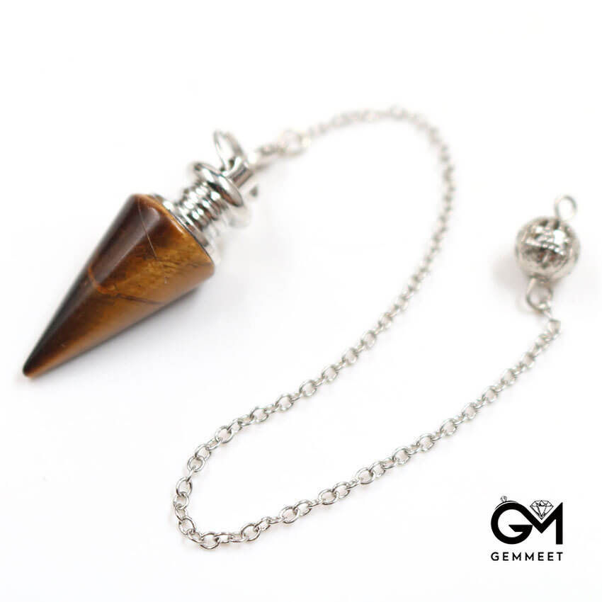 Chakra Crystal Bullet Cone Pendant