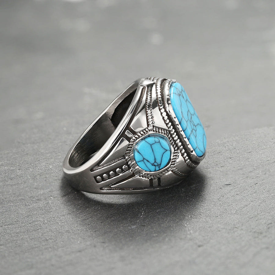 Turquoise Mens Ring