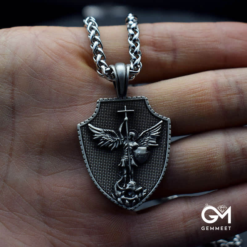 Mariners and Military Micharl's Archangel Necklace