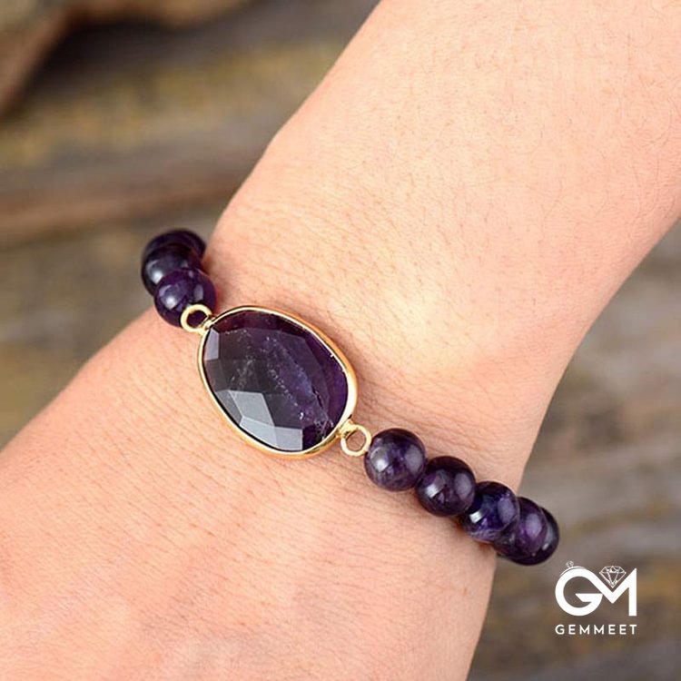 Relieves stress Amethyst Bracelet