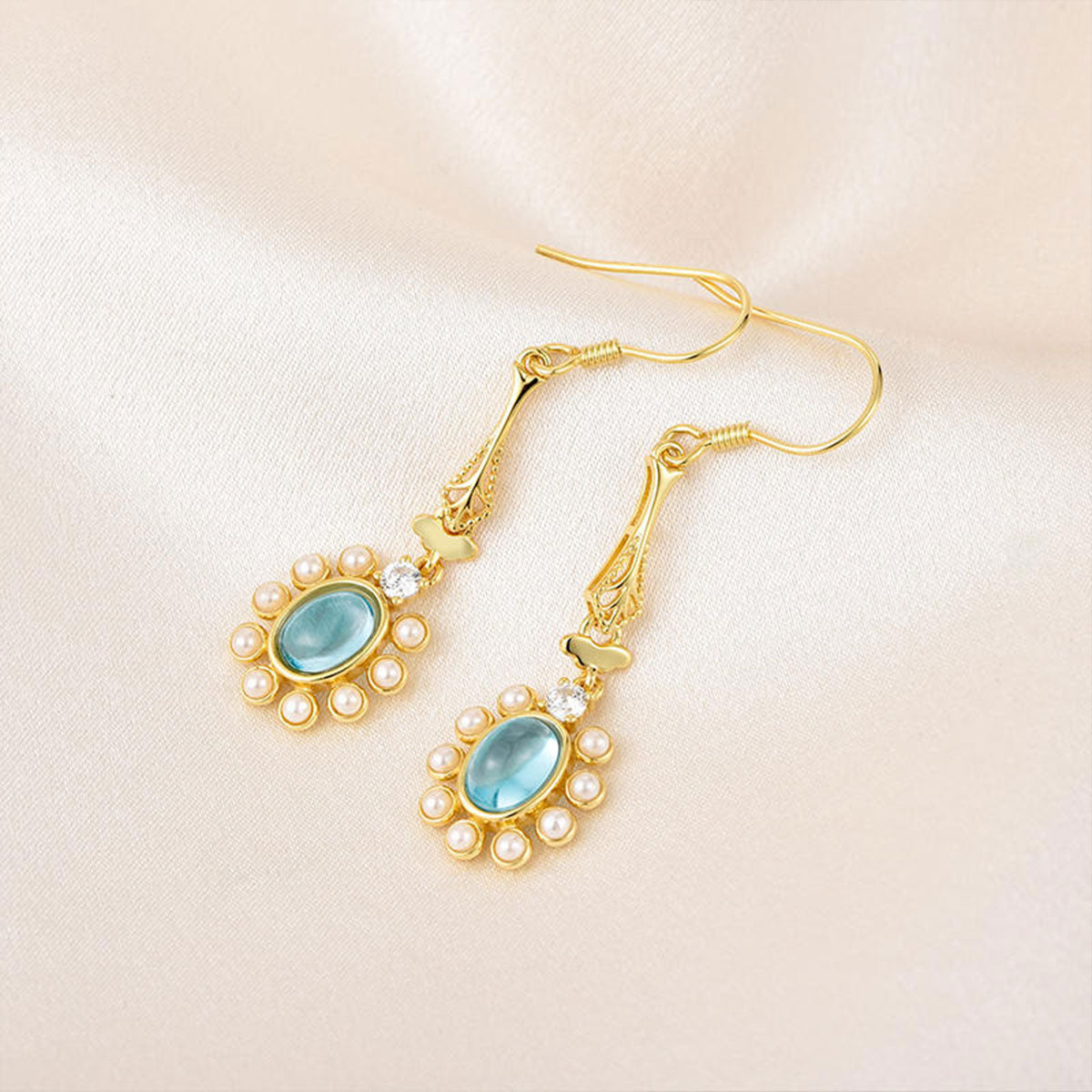 Cute Sunflower Shape Dangle Earrings