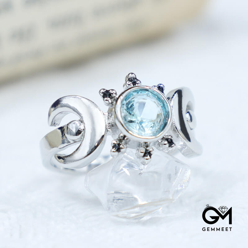 Mystic Moon Goddess Ring