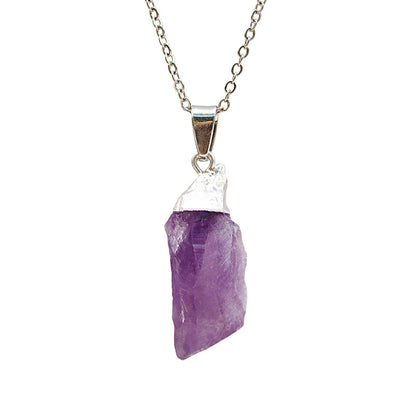 Delicate Natural Amethyst Irregular Necklace