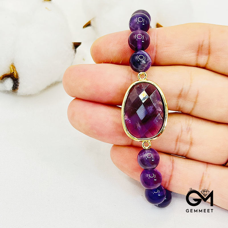 Crystal Relieves stress Amethyst Bracelet