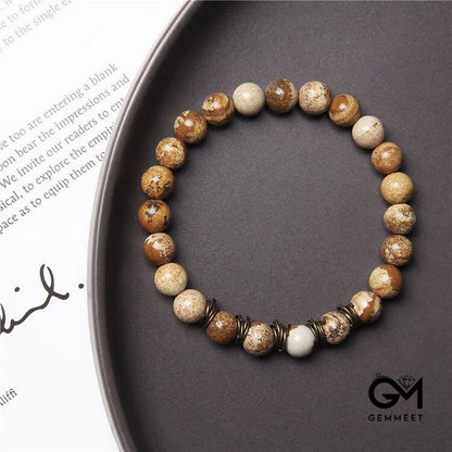 "Inner Peace" Men's Polished Fashion Bracelet