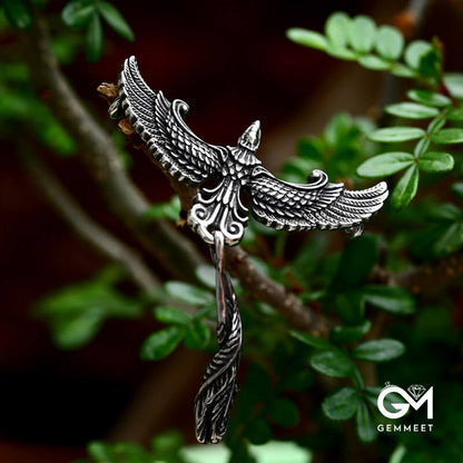 Stainless Steel Phoenix Necklace Pendant