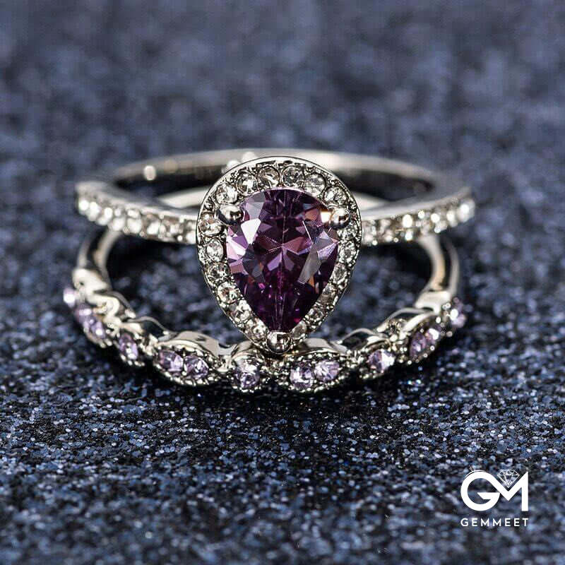 Amethyst Stacking Ring