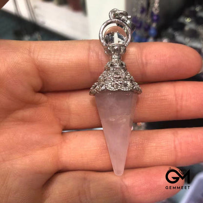 Round Bead Single Pointed Pendulum