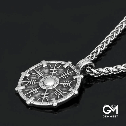 Helm of Awe Shield Necklace