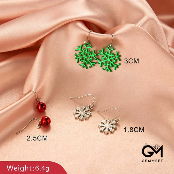 Creative Christmas Atmosphere Earrings