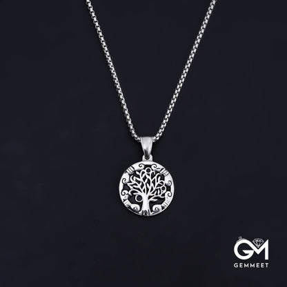 Tree of Life Stainless Steel Necklace