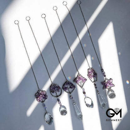 Amethyst Tree Of Life Sun Catcher Wind Chime