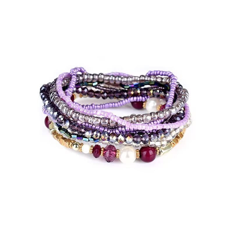 Bohemia Color Stones Bead Bracelet