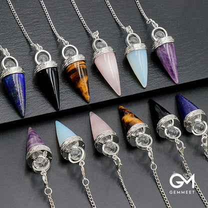 Crystal Bullet Yoga Conical Pendulum