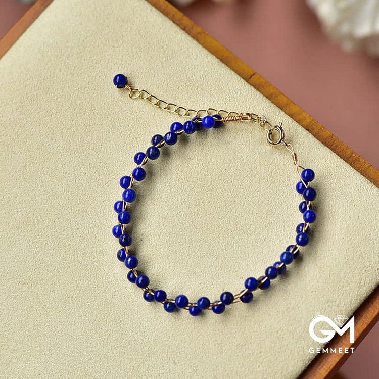 Lapis Lazuli Protection Gemstone Bracelet