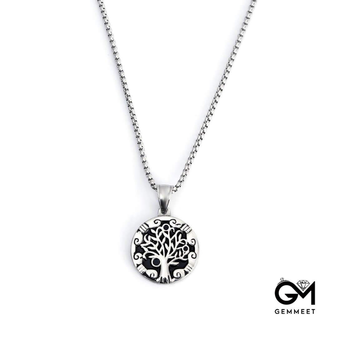 Tree of Life Stainless Steel Necklace