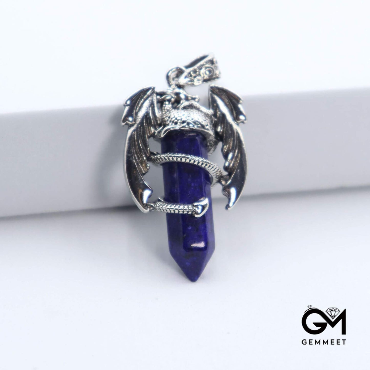 Healing  Cutting Crystal Dragon Pendant