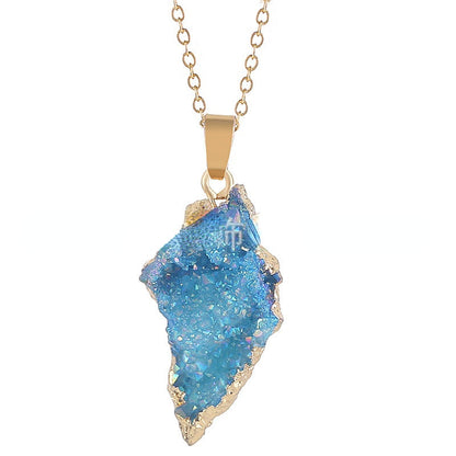 Natural Irregular Color Stone Necklace