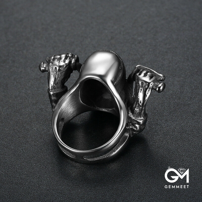 Stainless Steel Motorcycle Ring for Men