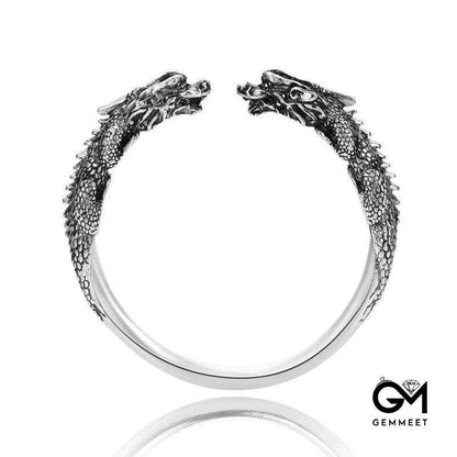 Ancient Dragon Open Adjustable Bracelet