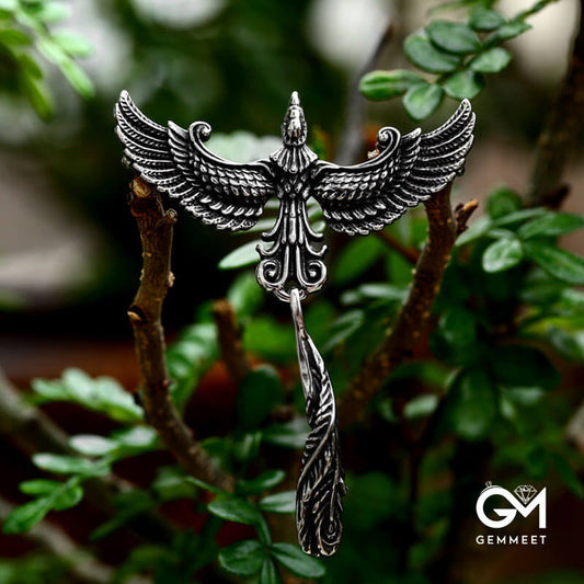 Stainless Steel Phoenix Necklace Pendant