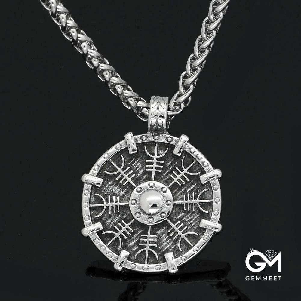 Helm of Awe Shield Necklace