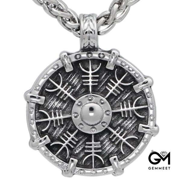 Helm of Awe Shield Necklace