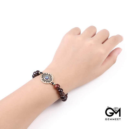 Creative Tiger Eye Evil Eye Protection Bracelet