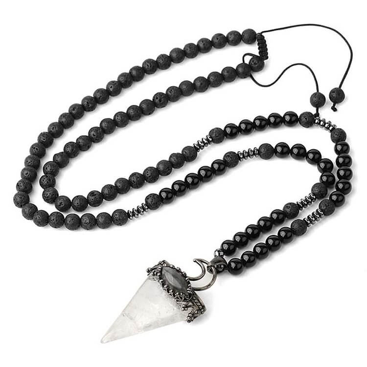 Crystal Meditation Beaded Necklace