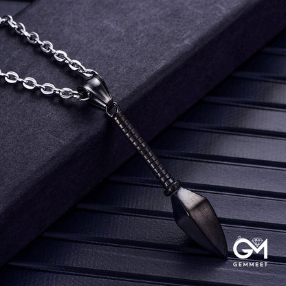 Titanium Steel Spearhead Necklace