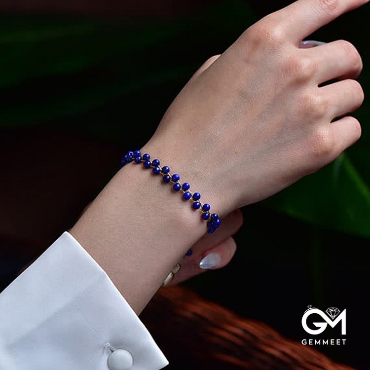 Lapis Lazuli Protection Gemstone Bracelet